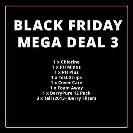 Black Friday SpaBerry Mega Deal on Chemicals & Supplies